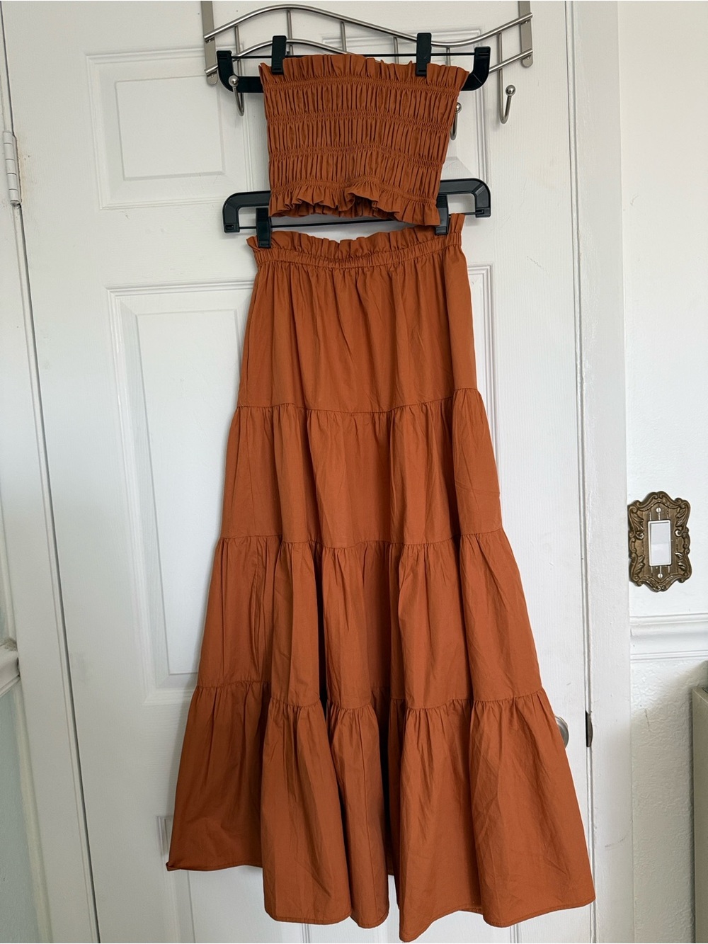 Kourt Ellery Matching Set in Terracotta/ Rust Orange Size XS ResortWear Western - Picture 5 of 16